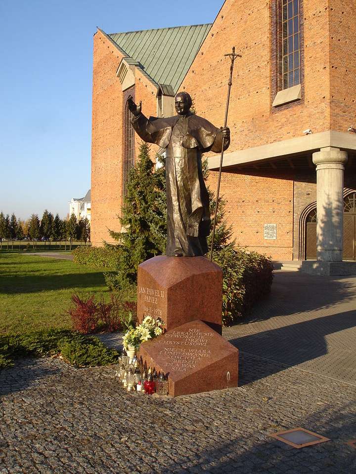 Pomnik Jana Pawła II w Lesznie puzzle online