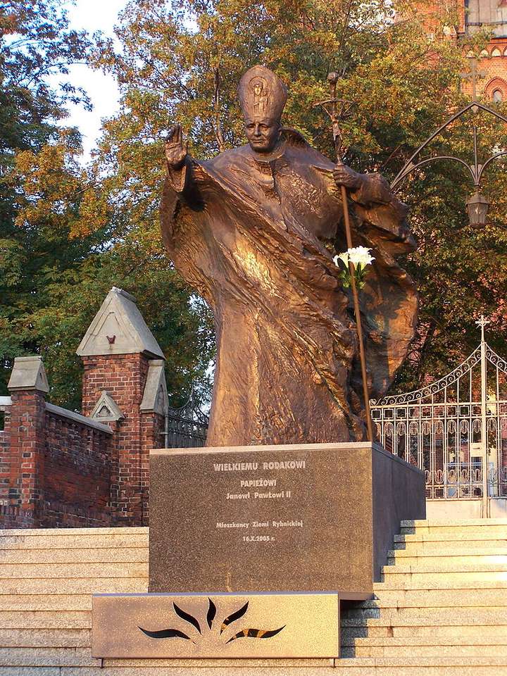 Pomnik Jana Pawła II w Rybniku puzzle online