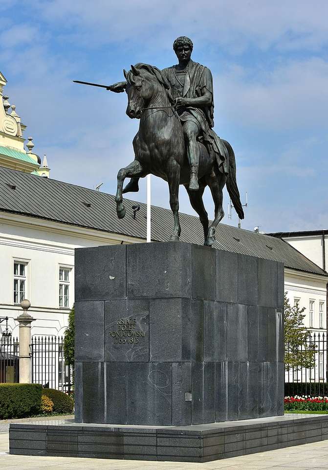 Pomnik księcia Józefa Poniatowskiego w Warszawie puzzle online
