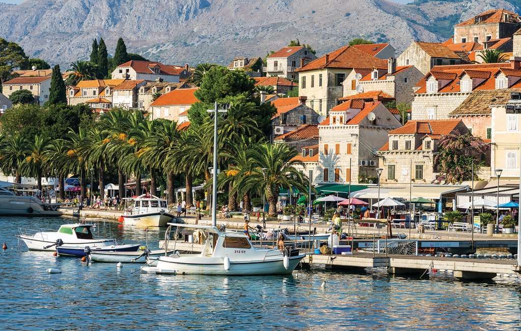 Miasto Cilipi w Chorwacji puzzle online