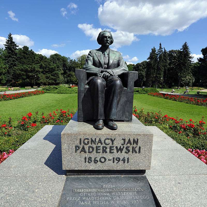 Pomnik Ignacego Jana Paderewskiego w Warszawie puzzle online