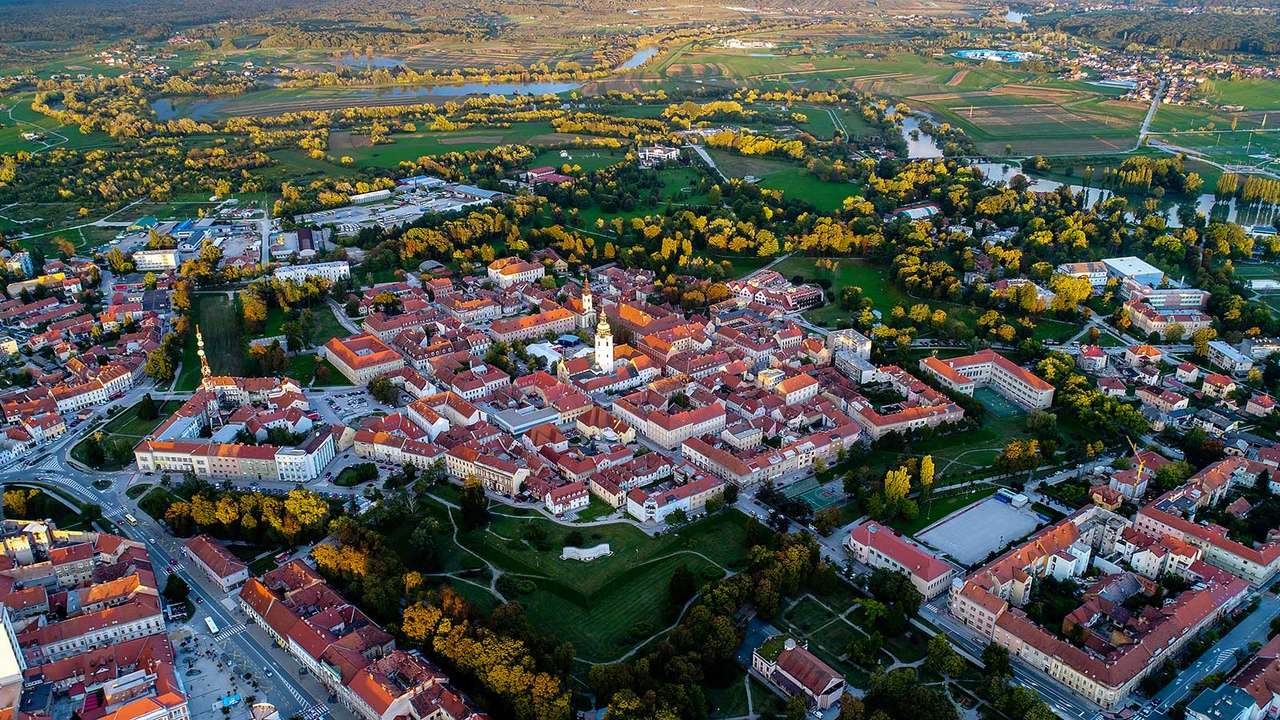 Miasto Karlovac w Chorwacji puzzle online