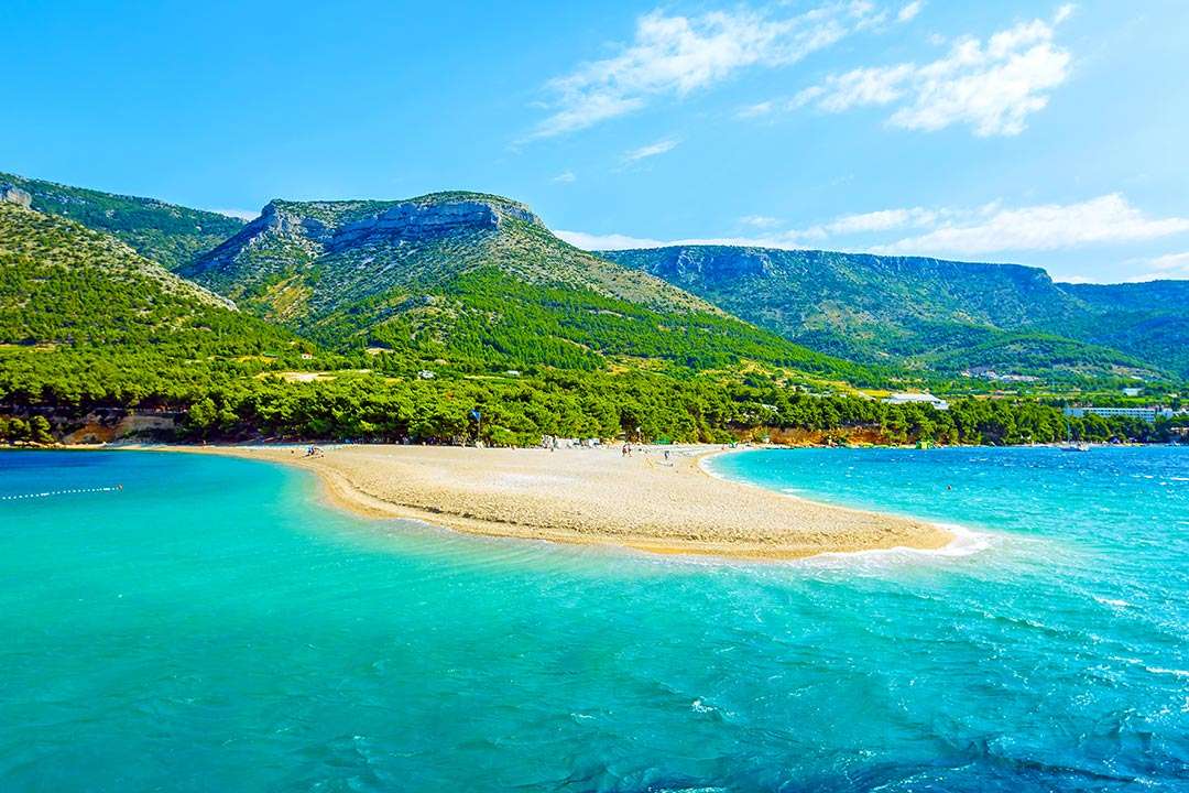 Nadmorski krajobraz Chorwacji puzzle online