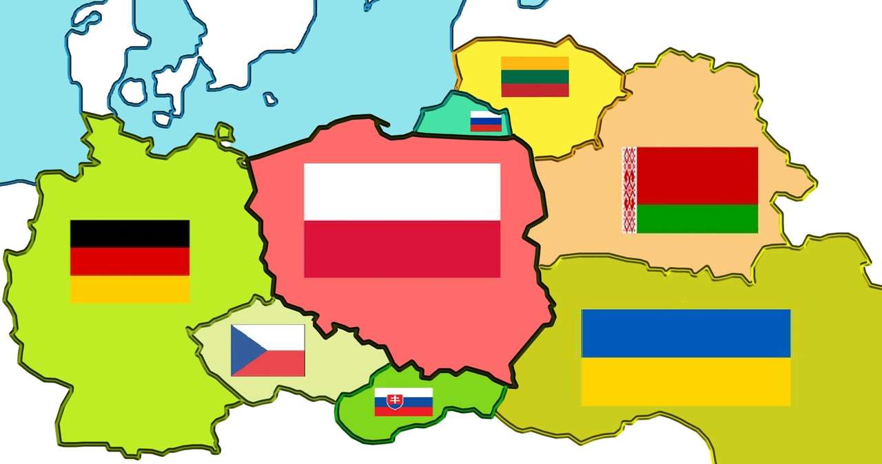 Sąsiedzi Polski puzzle online