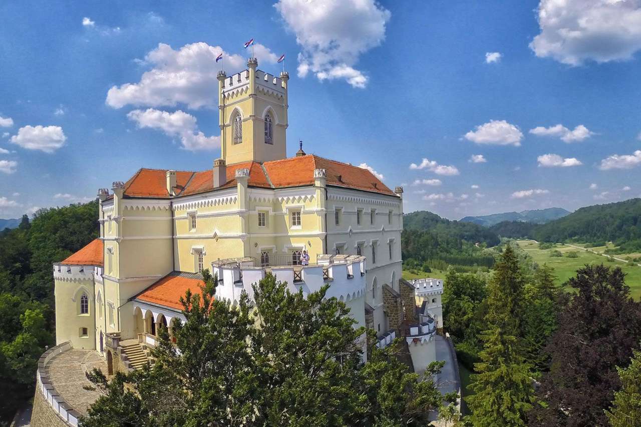 Zamek Trakoscan Chorwacja puzzle online