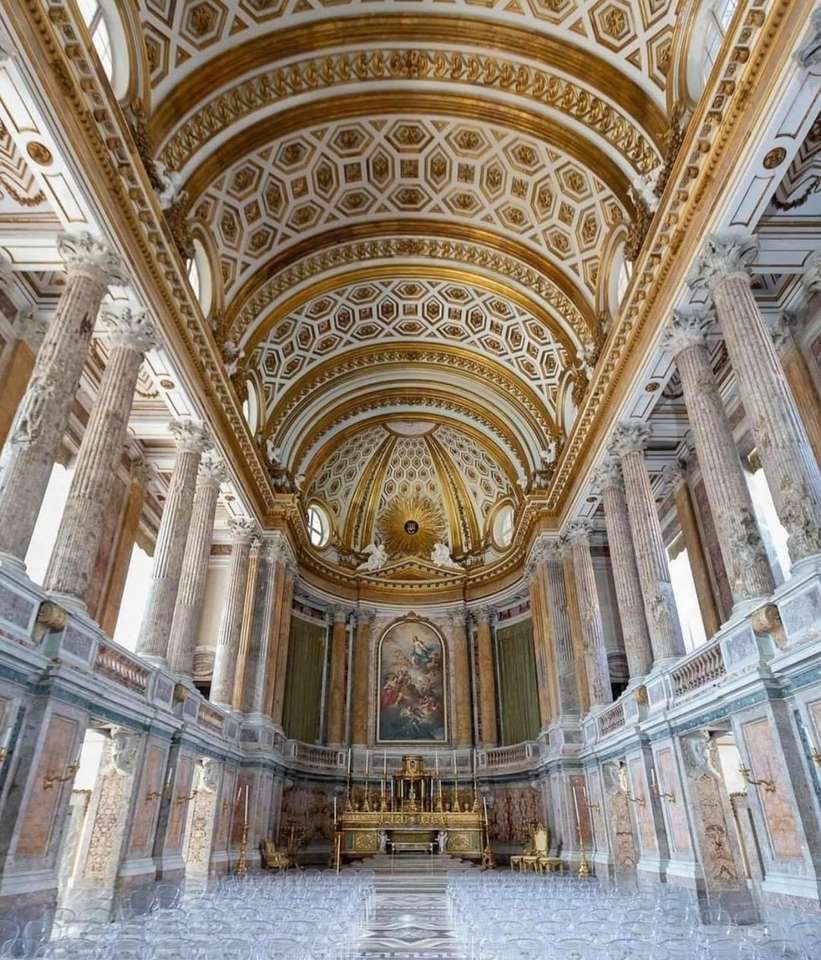 Kaplica Palatyńska Pałac Królewski w Casercie we Włoszech puzzle online