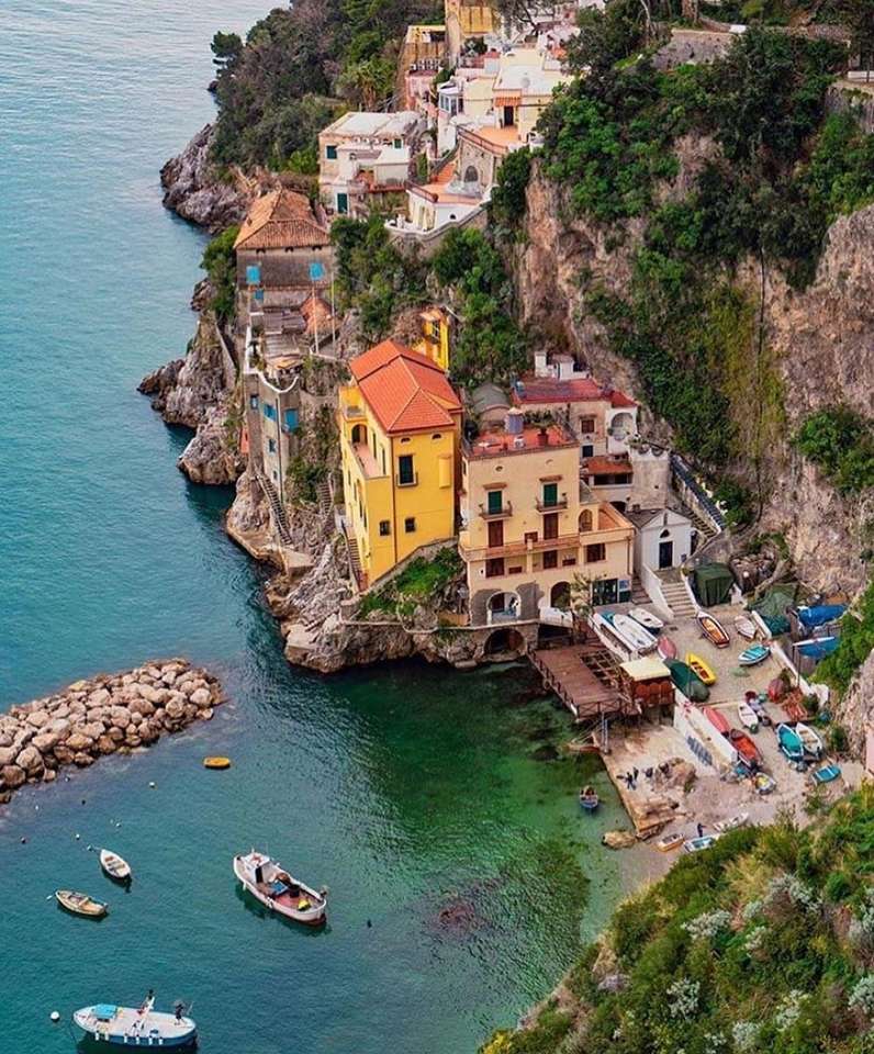 Conca dei Marini, wybrzeże Amalfi, Włochy puzzle online