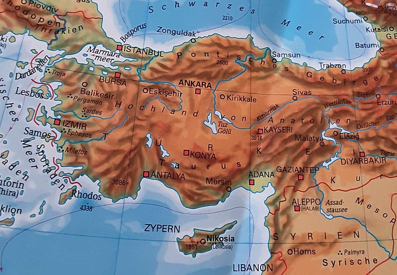 Stan Turcji puzzle online