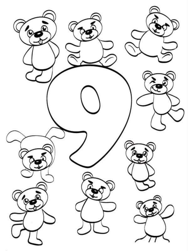 Numer i numer 9 puzzle online
