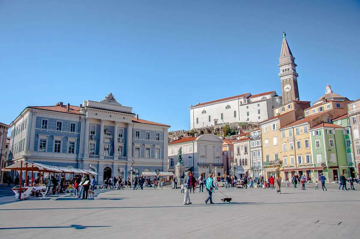 Nadmorskie miasto Piran Słowenia puzzle online
