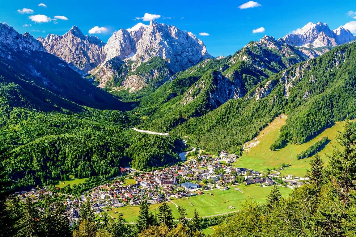 Kranjska Gora w Słowenii puzzle online