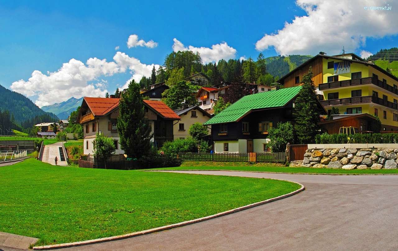 domy w szwajcarii puzzle online
