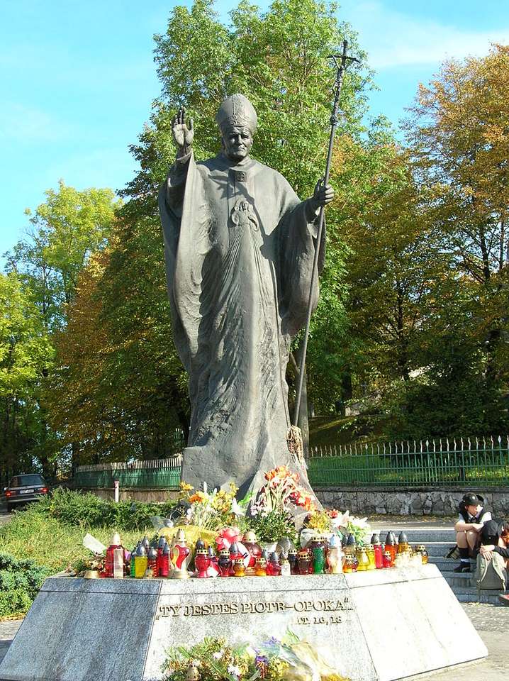 Pomniki papieża Jana Pawła II puzzle online
