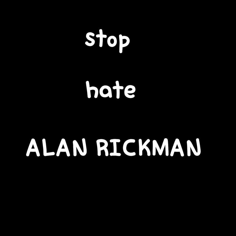 Stop hate alan rickman puzzle online