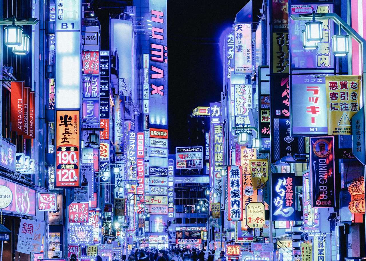 Tokyo night puzzle online