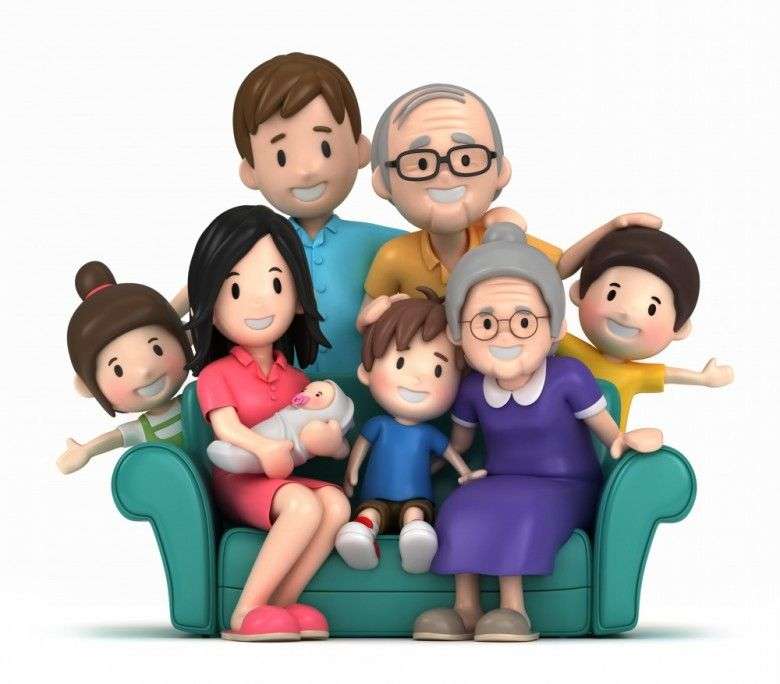 Famiglia e amici puzzle