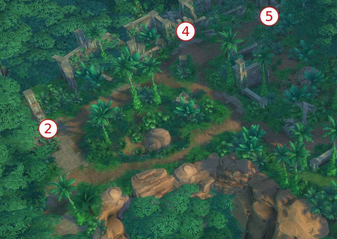 Mapa ucieczki z dżungli puzzle online