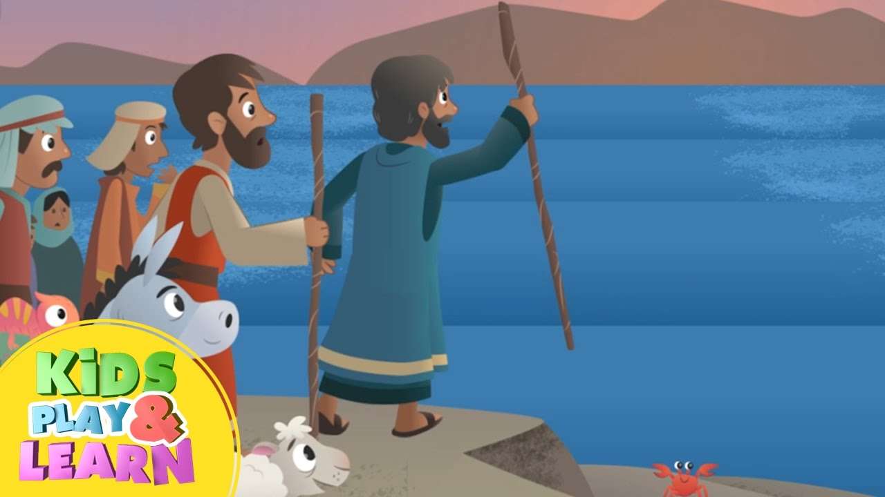 Izraelici przekraczają Morze Czerwone puzzle online
