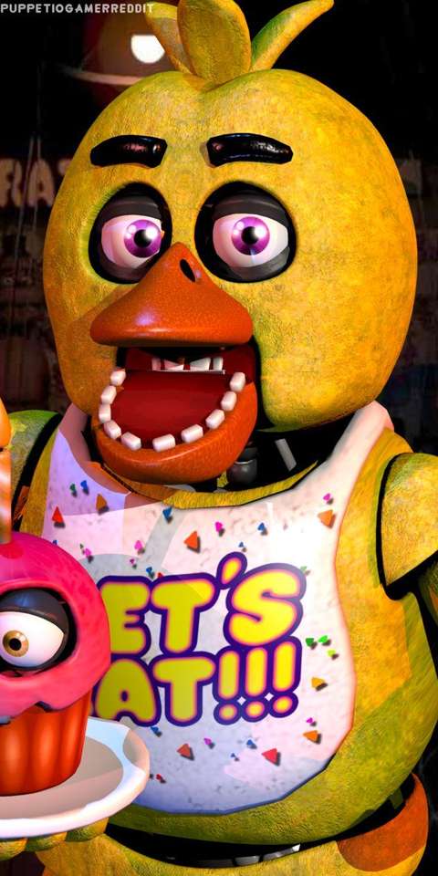 Chica z five night at freedy puzzle online