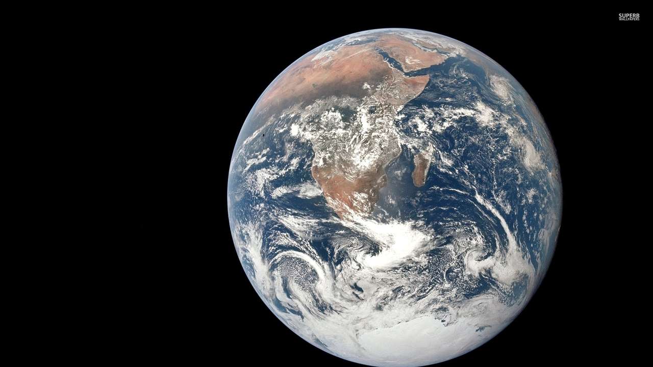 Ziemia widziany w kosmosie puzzle online