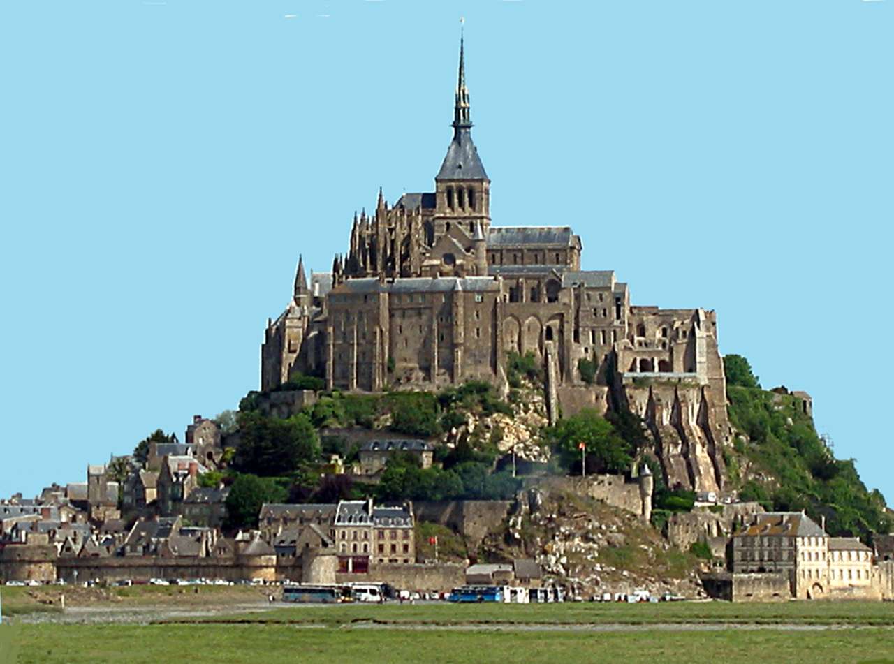 Mont St Michel w Manche puzzle online