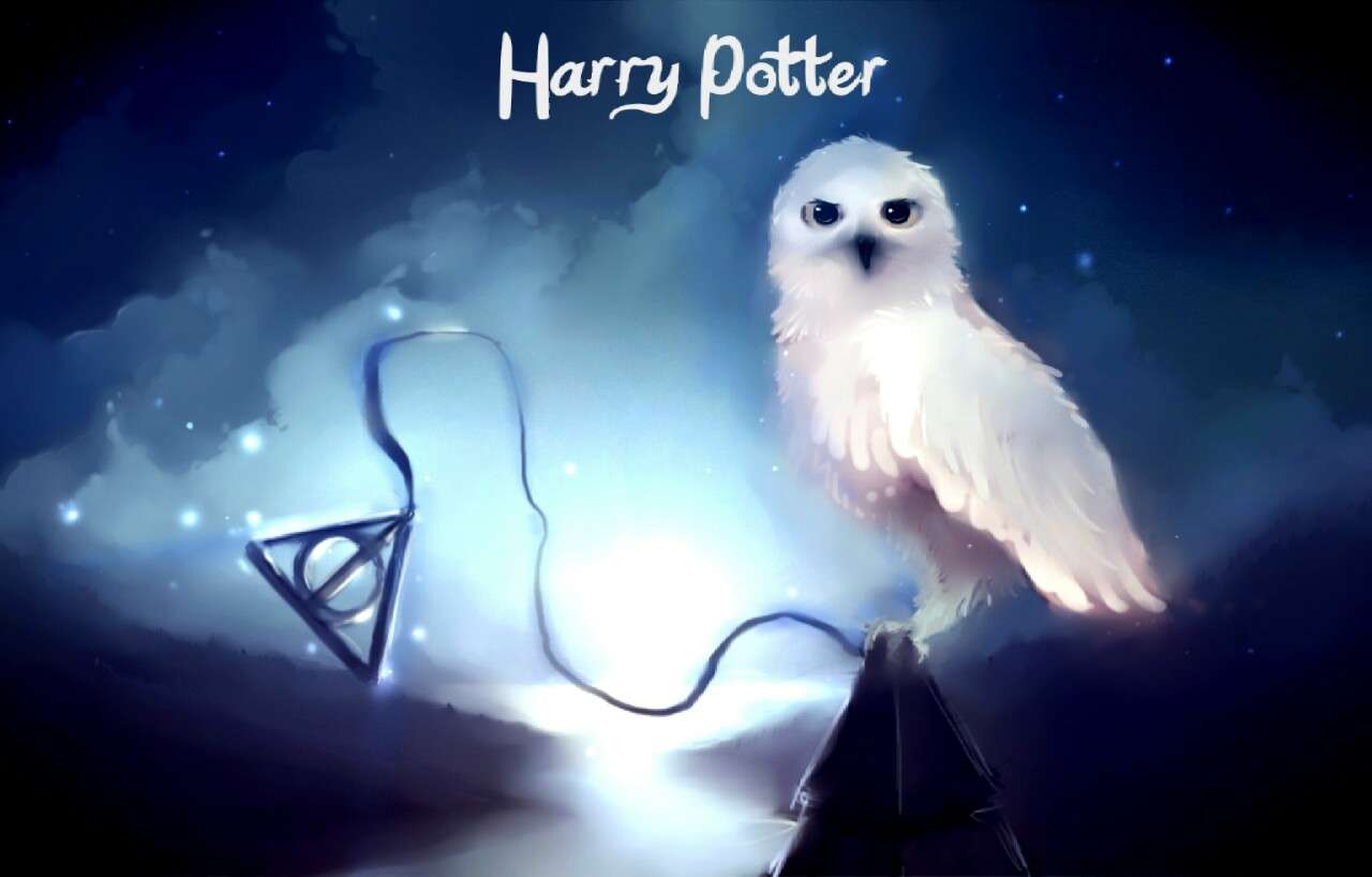 Hedwiga i insygnia śmierci puzzle online