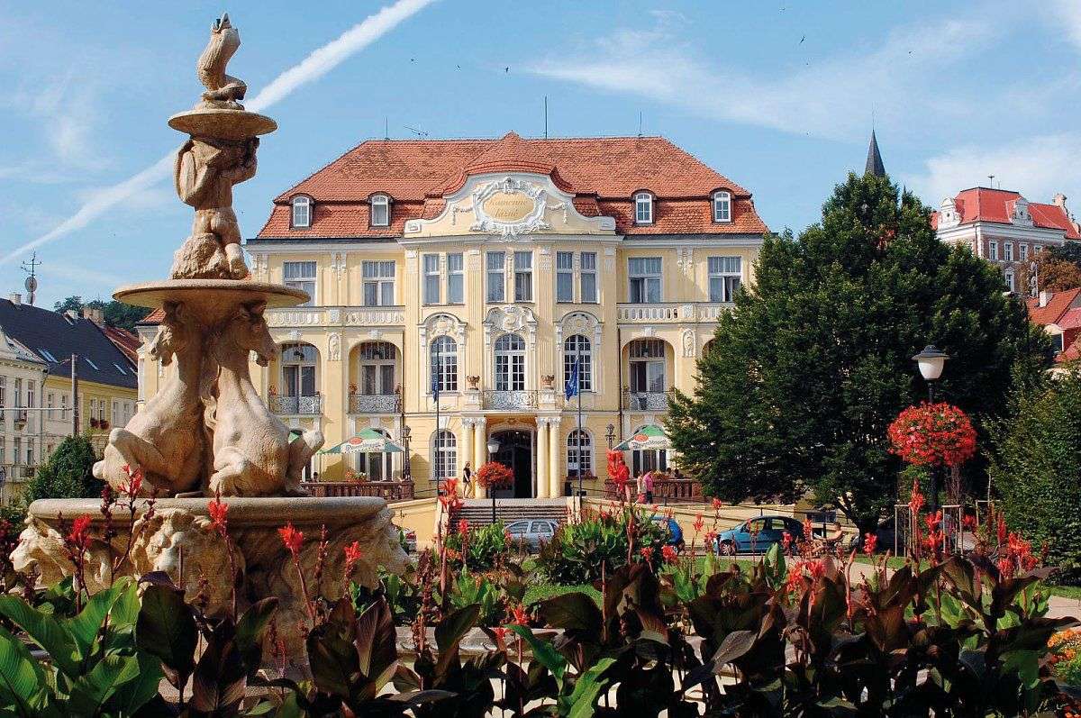 Miasto Teplice w Czechach puzzle online