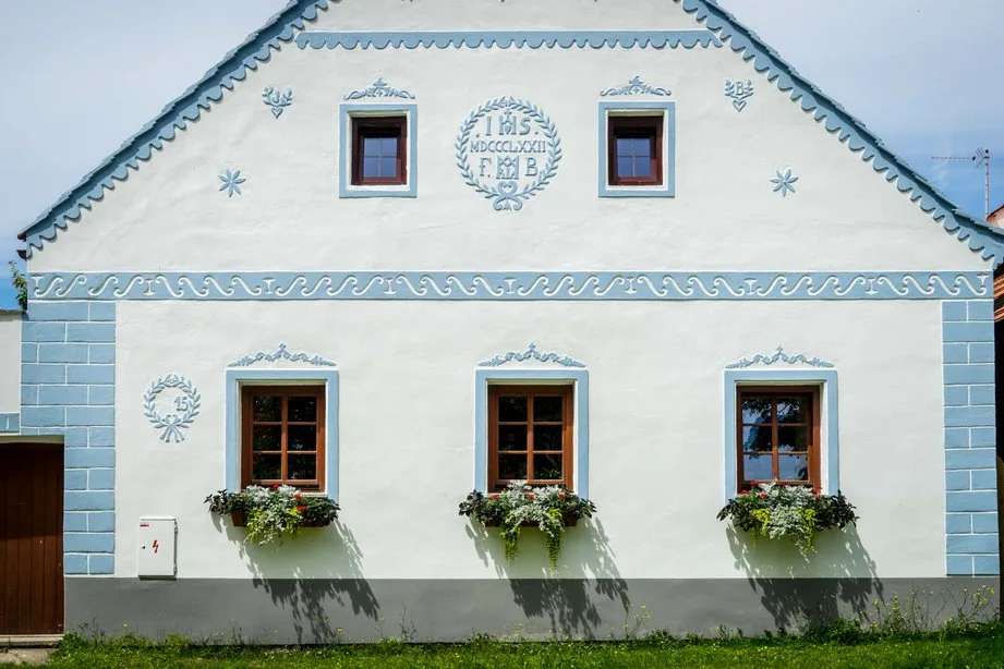 Holasovice Historyczne miasto w Czechach puzzle online