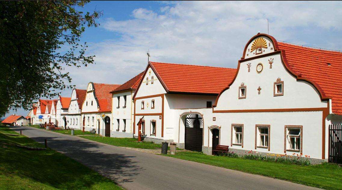 Holasovice Historyczne miasto w Czechach puzzle online