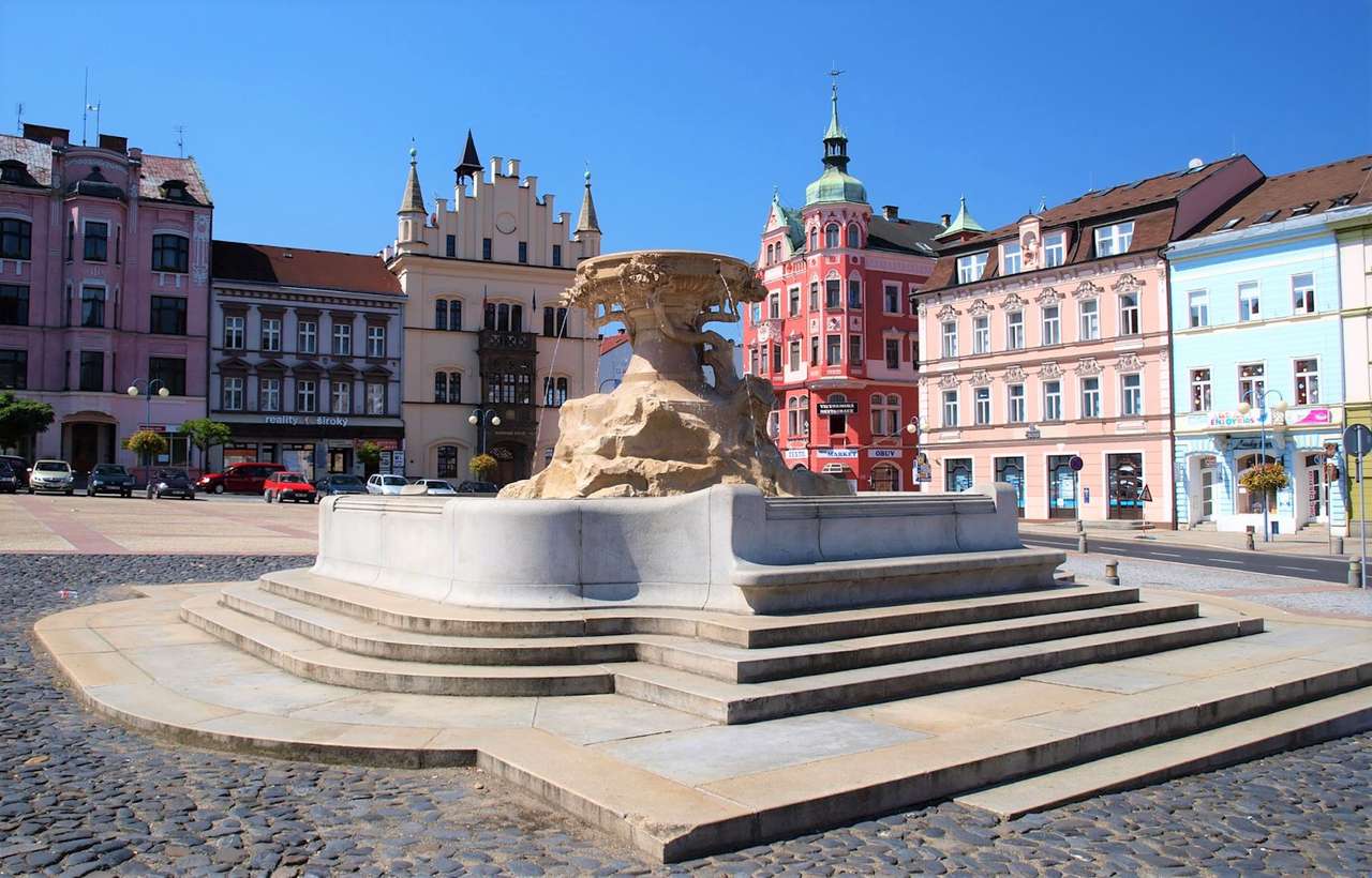 Miasto Decin w Czechach puzzle online