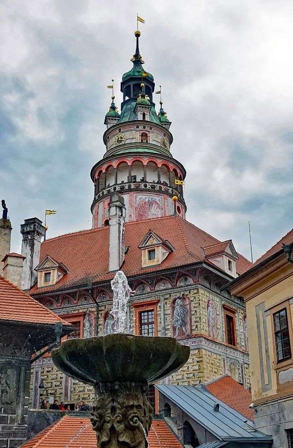 Miasto Cesky Krumlov w Czechach puzzle online