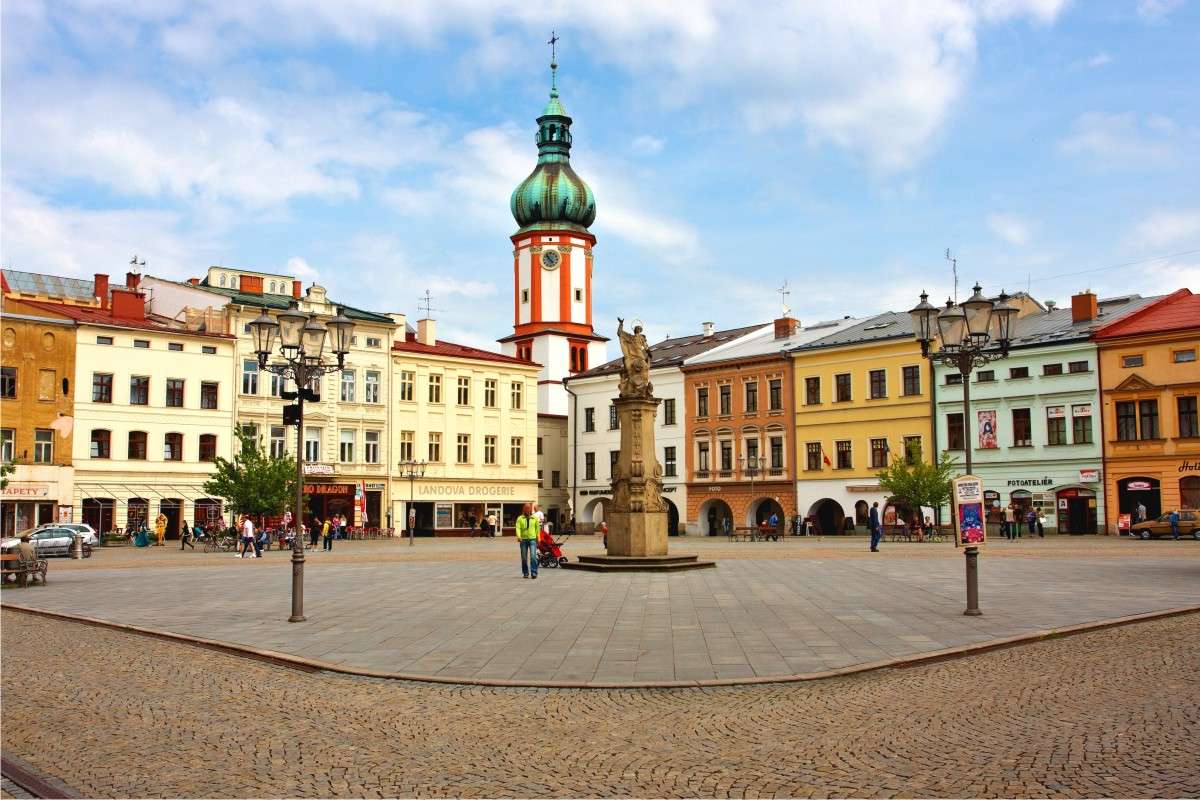 Miasto Frydek Mistek w Czechach puzzle online