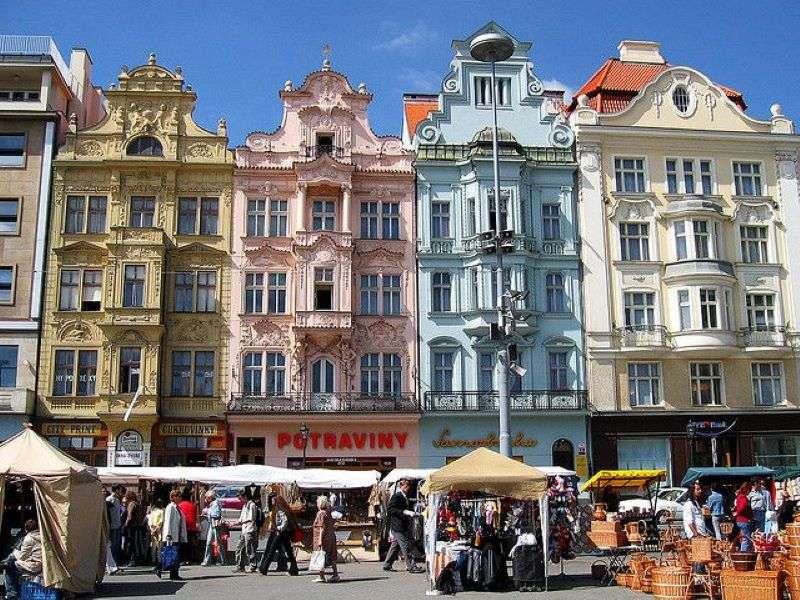 Miasto Pilzno w Czechach puzzle online