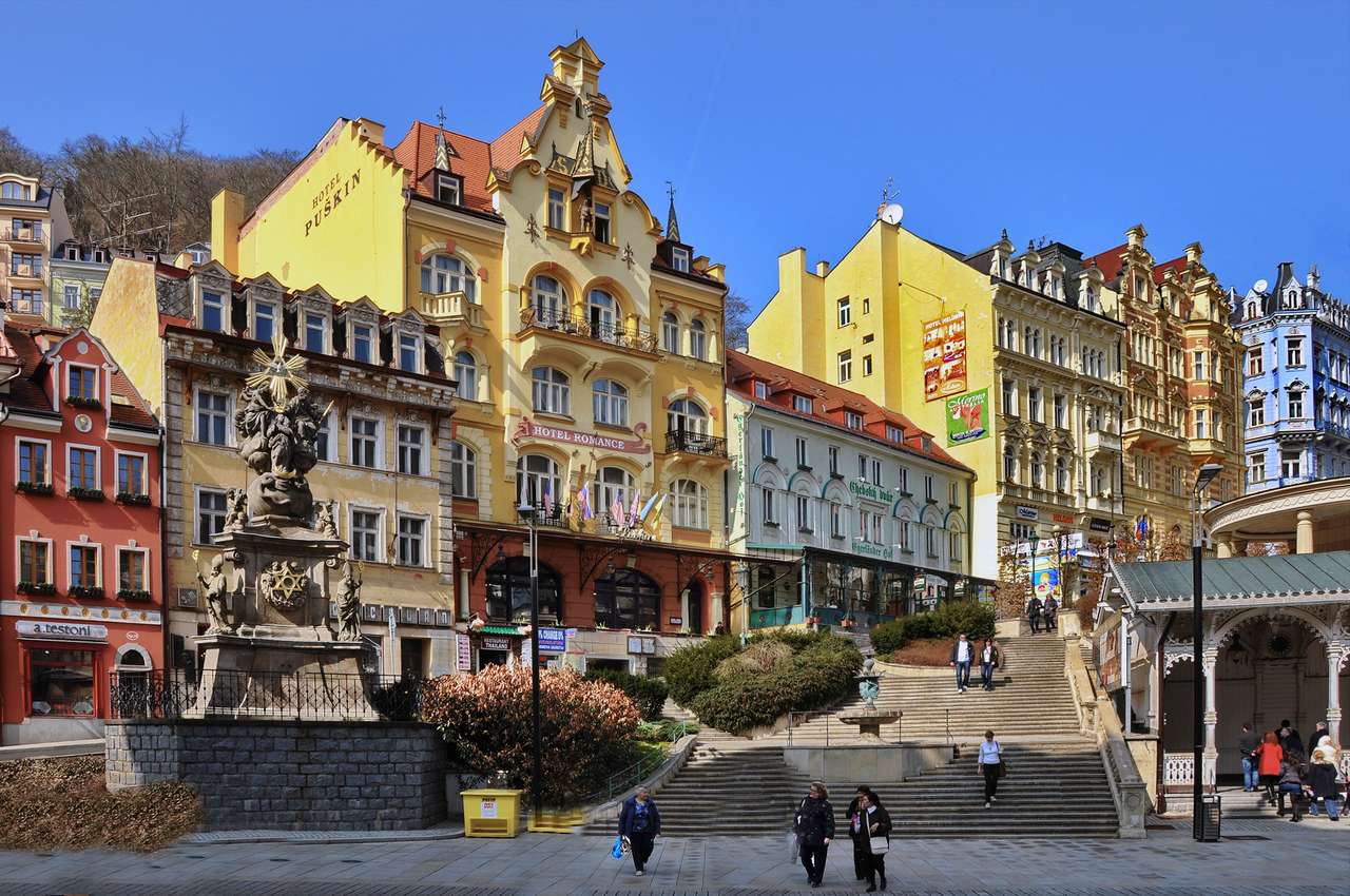 Karlovy Vary Spa en la República Checa rompecabezas