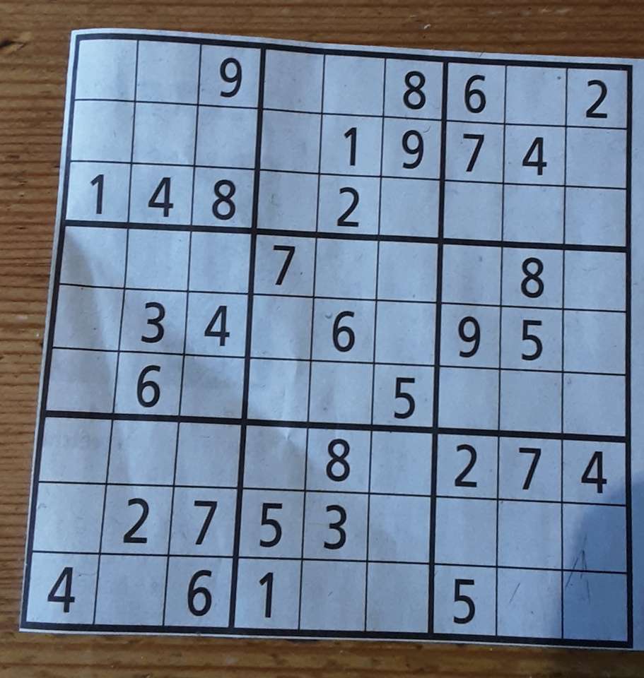 Sudoku puzzle online