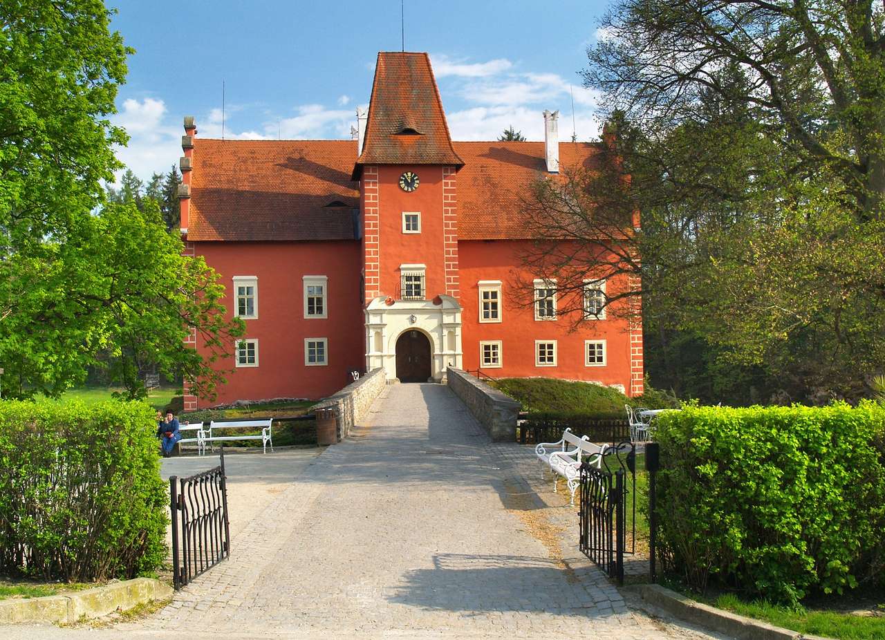 Zamek w Czechach Południowych puzzle online