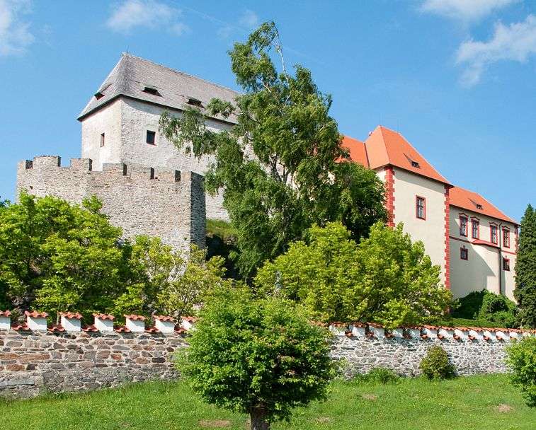 Zamek Kamen w południowych Czechach, Republika Czeska puzzle online