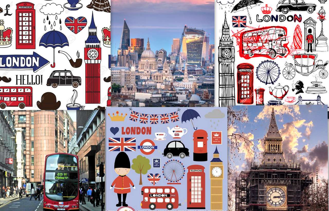 LONDON-COLLAGE puzzle online