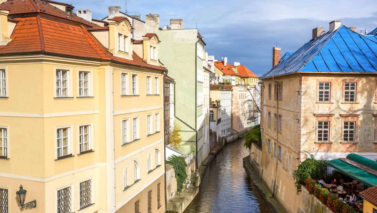 Praski kanał starego miasta Republika Czeska puzzle online