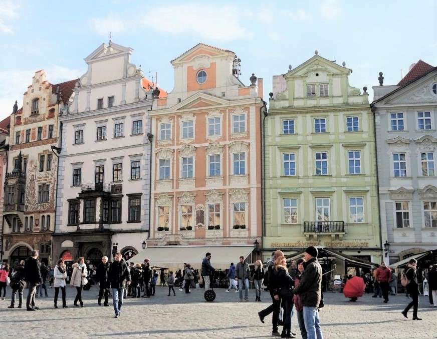 Prága a Cseh Köztársaság belvárosában kirakós