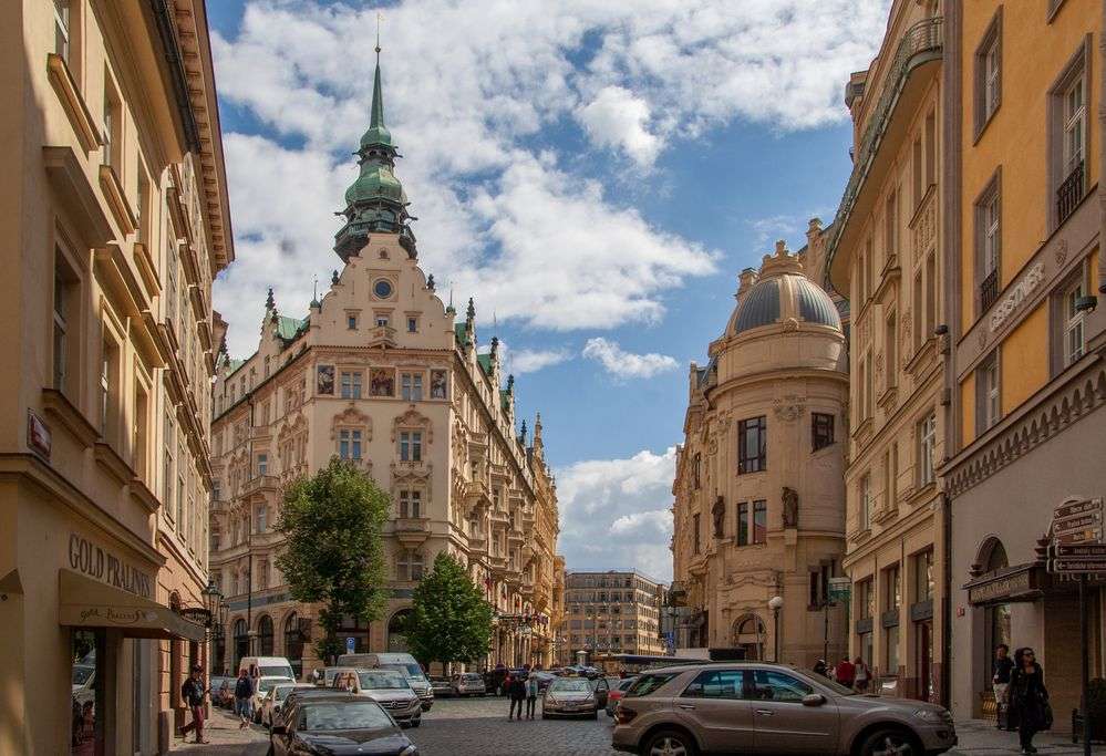 Praga centrum Republiki Czeskiej puzzle