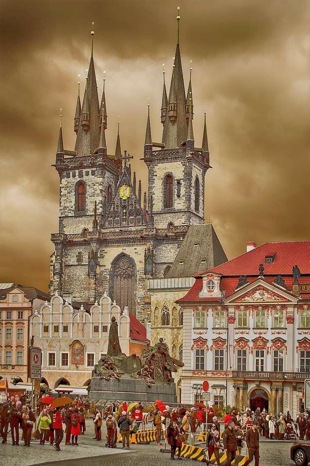 Praga Tyn Cathedral Republika Czeska puzzle online