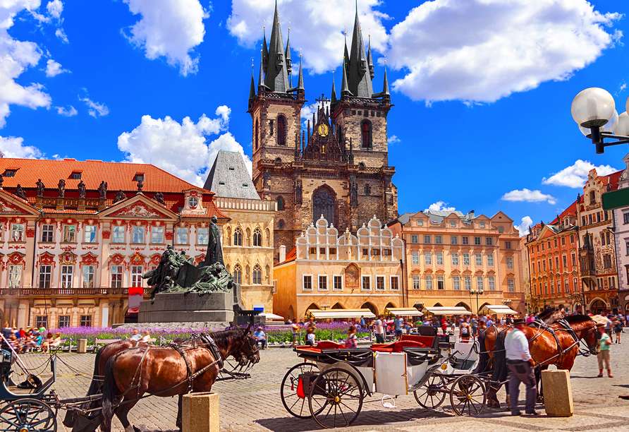 Rynek w Pradze Republika Czeska puzzle online