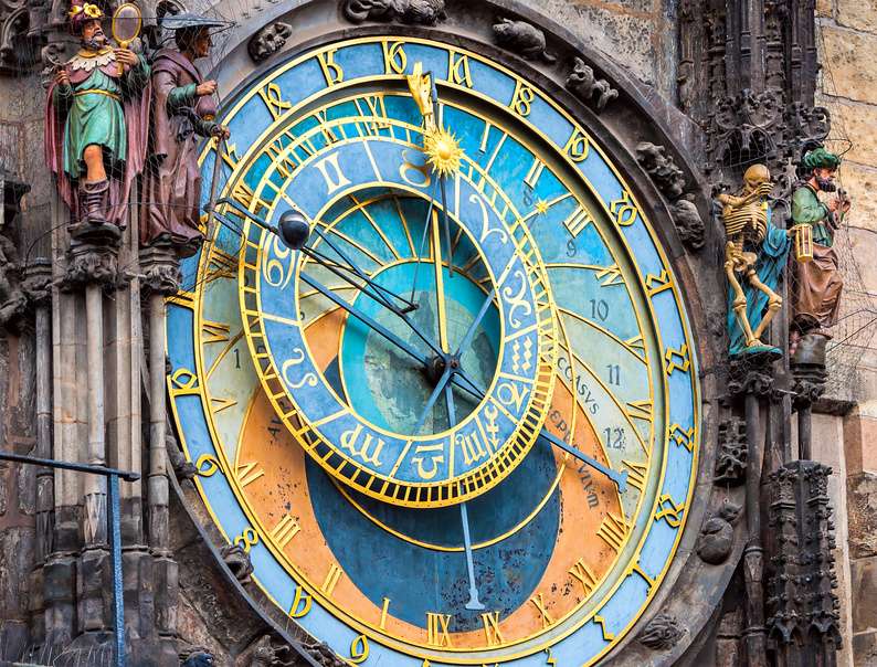 Praskie zegary na Starym Ratuszu puzzle online
