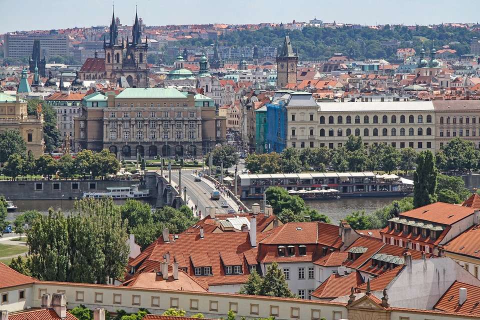 Pejzaż Praga Republika Czeska puzzle online