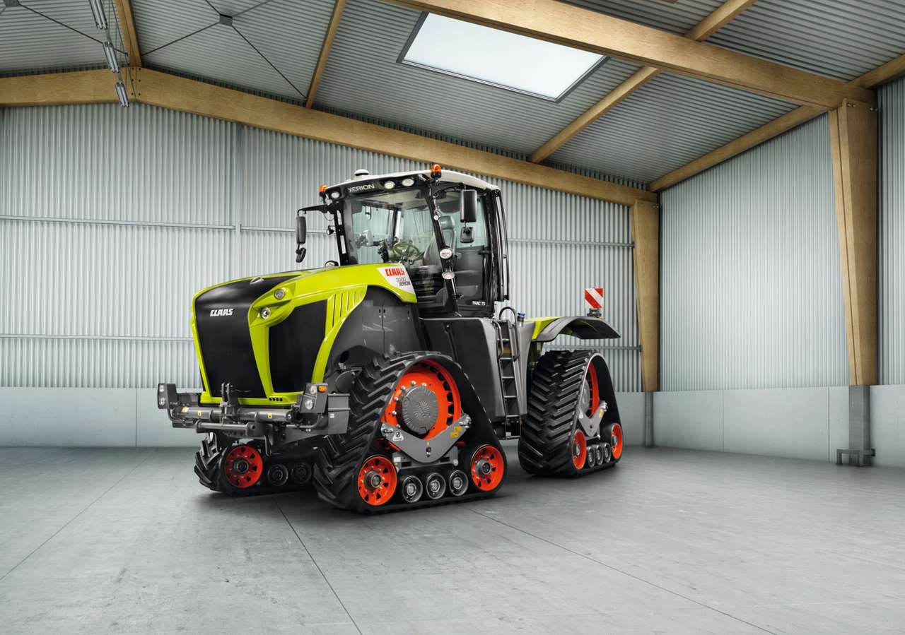 claas xerion na gąsienicach puzzle online
