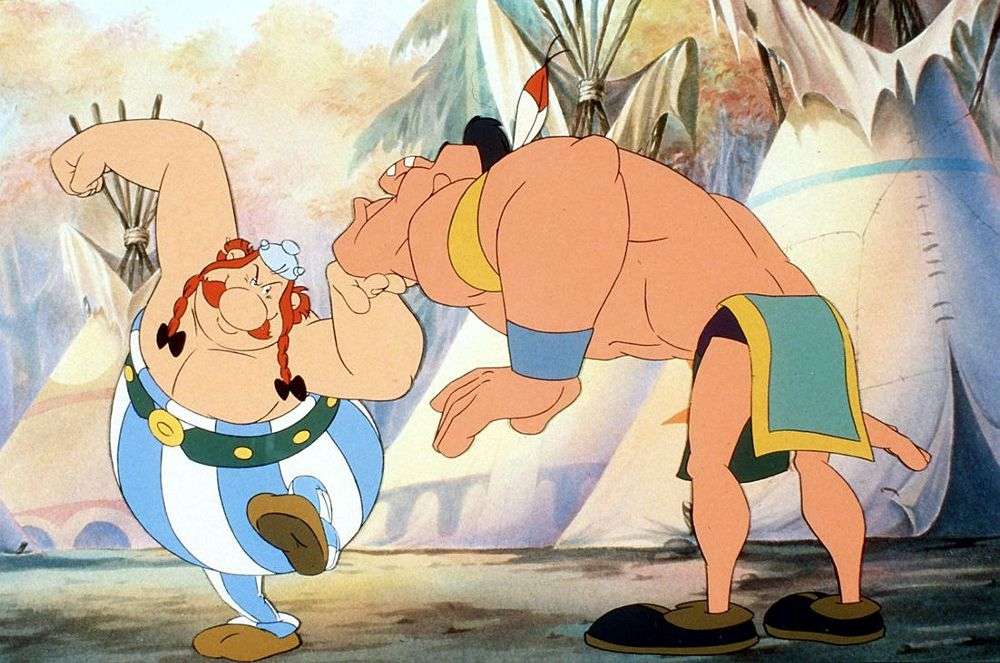 Asterix podbija Amerykę puzzle online