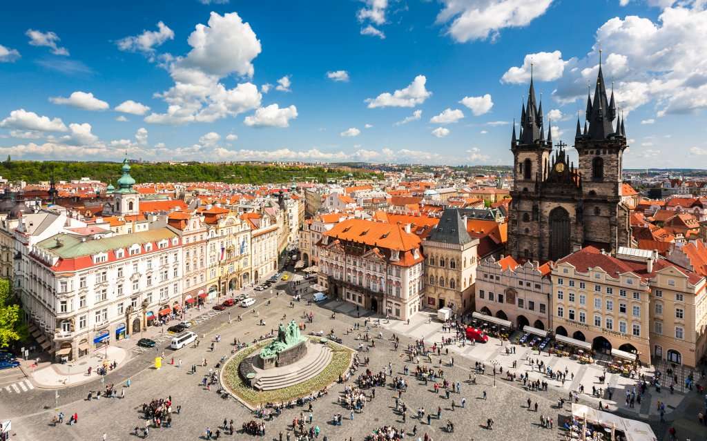Rynek w Pradze puzzle online
