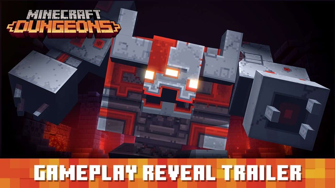 Minecraft Dungeos [gamplay reveal trailer] puzzle online