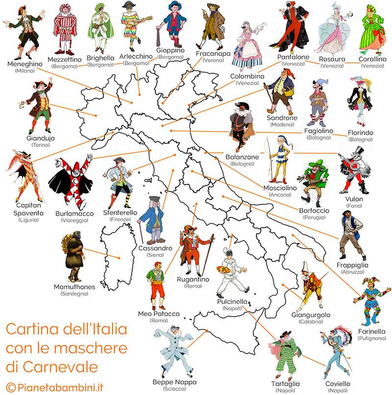 maski karnawałowe we Włoszech puzzle online